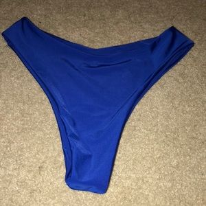 High rise bikini bottom